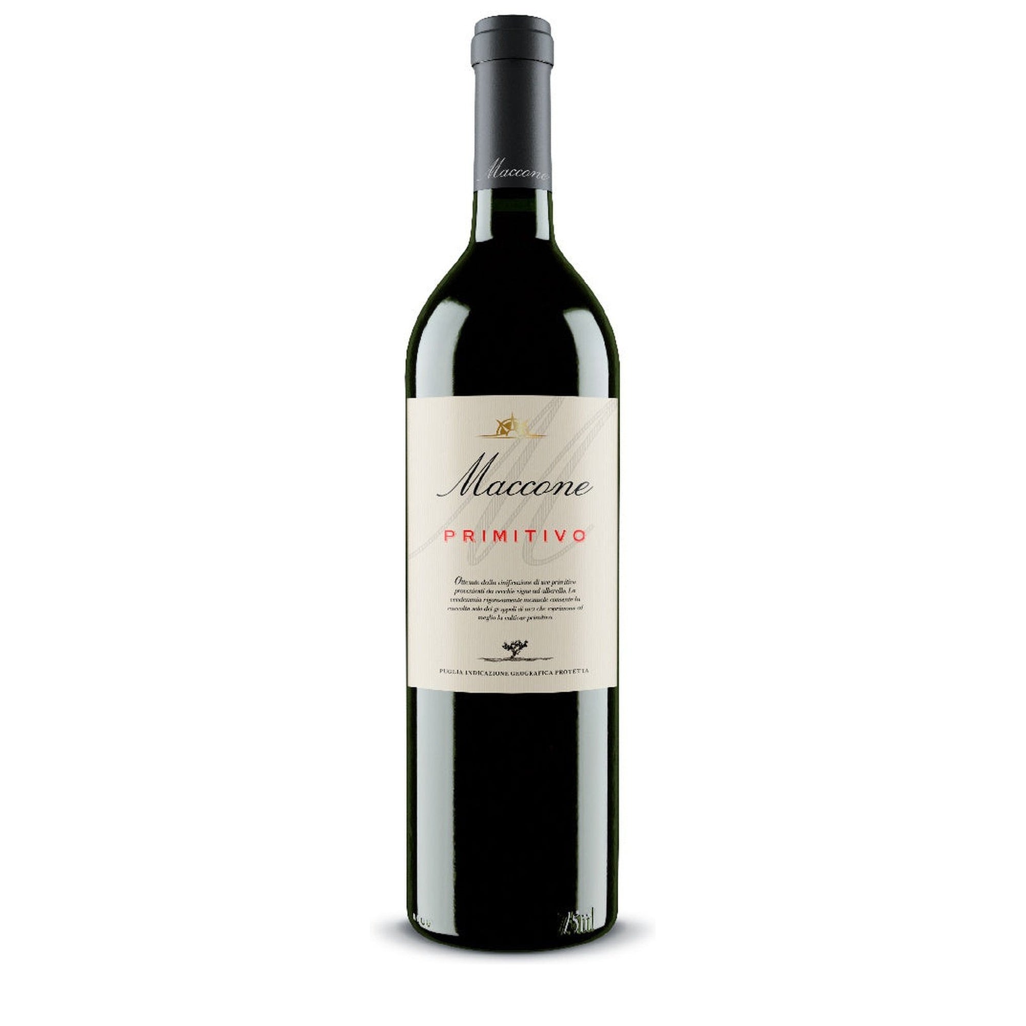 Angiuli Maccone Primitivo – Rode wijn – Primitivo – uit Puglia, Italië