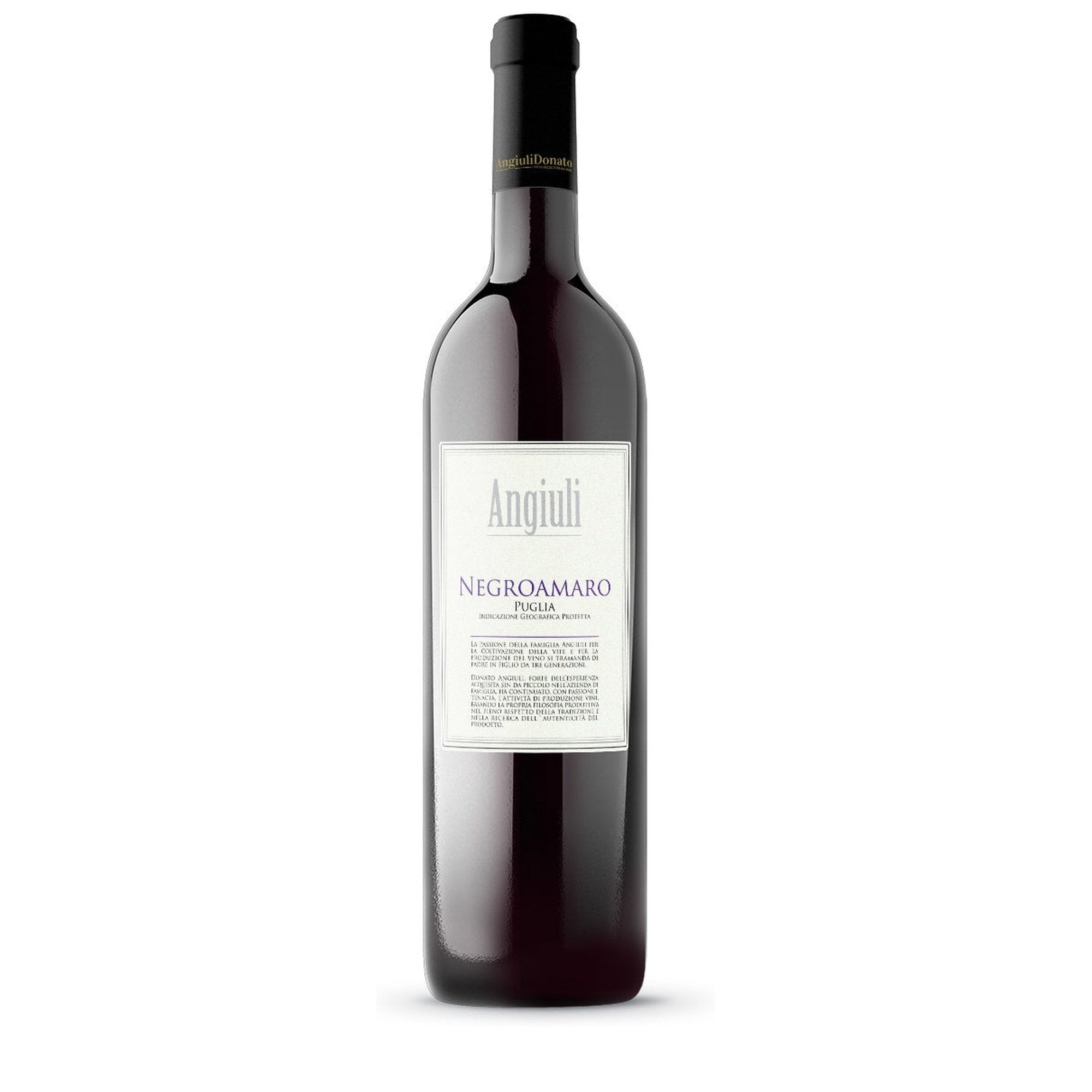 Angiuli Negroamaro – Rode wijn – Negroamaro – uit Puglia, Italië