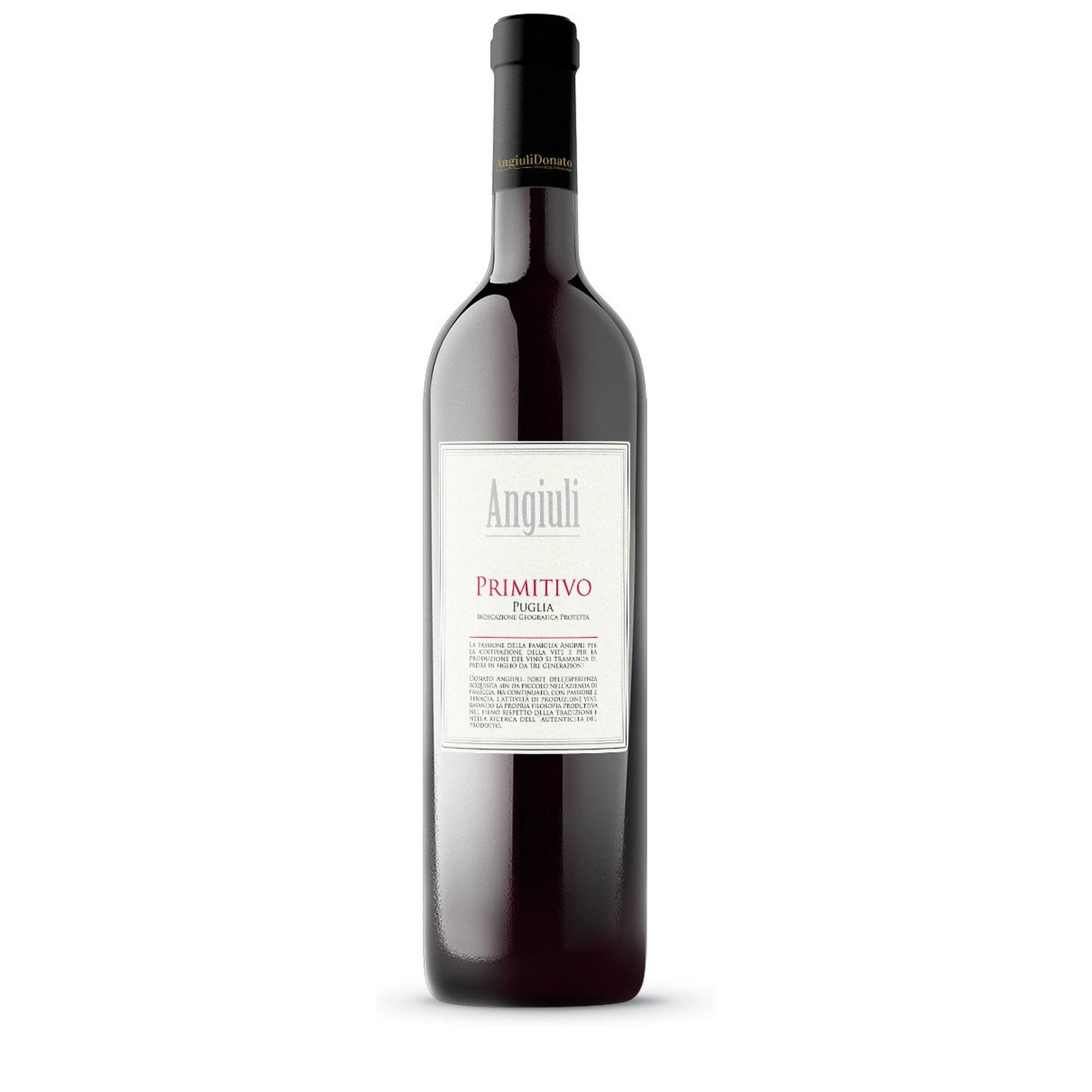 Angiuli Primitivo – Rode wijn – Primitivo – uit Puglia, Italië