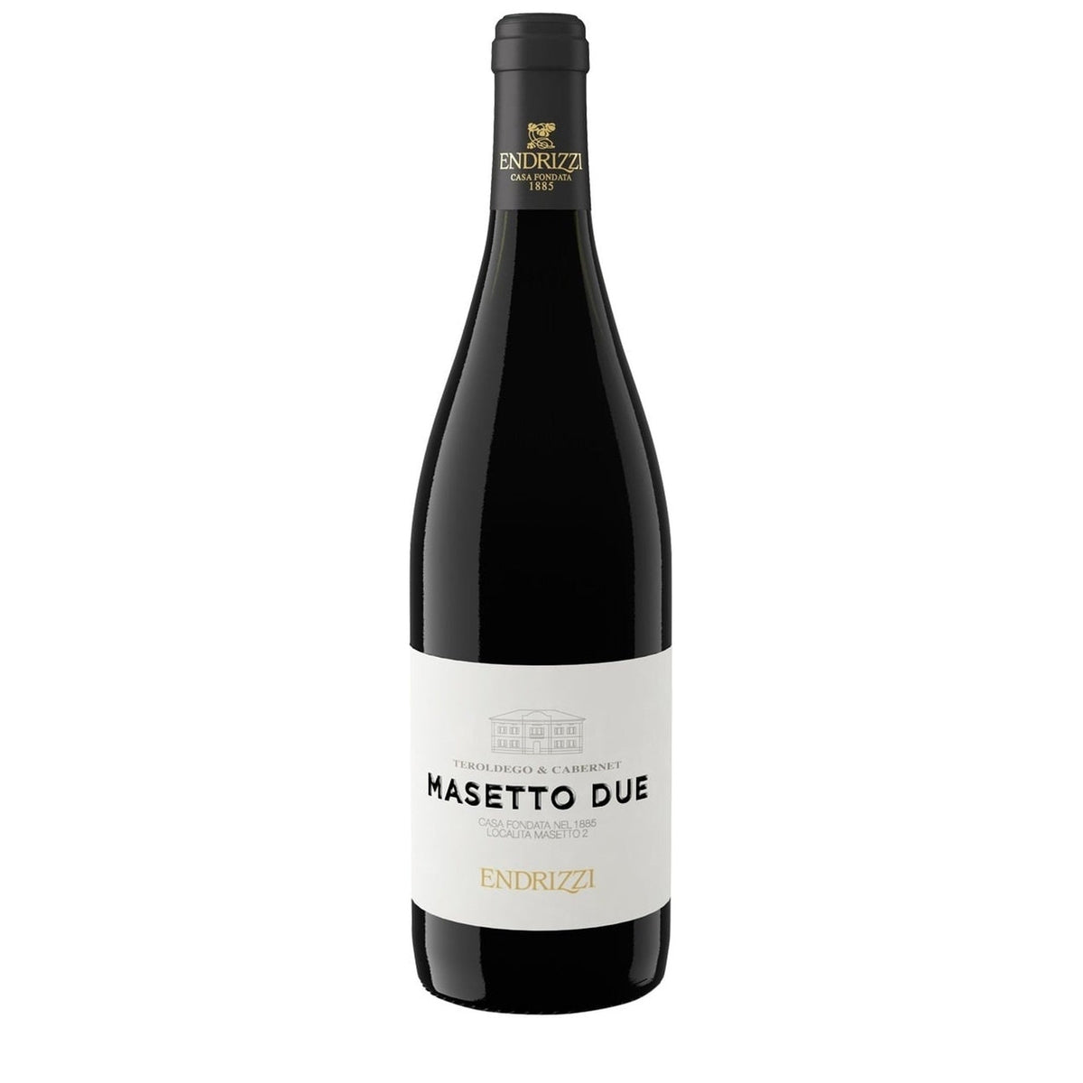 Endrizzi Masetto Due – Rode wijn – Sauvignon, Teroldego, Cabernet, Cabernet Sauvignon – uit Trentino, Italië